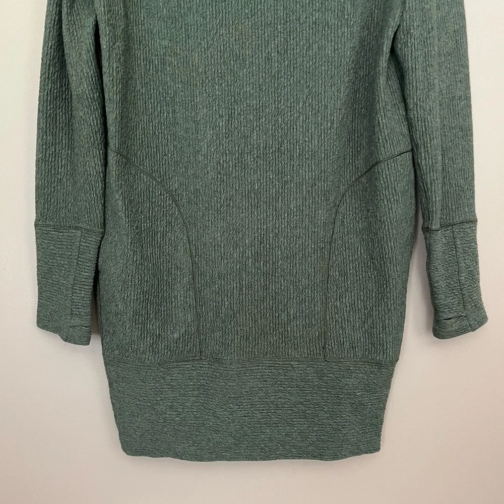 {Lululemon} Along the Way Dress in Heathered Dark Olive - Womens Small